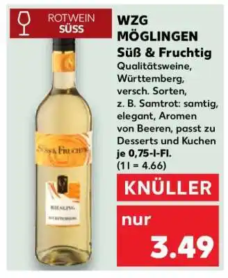 Kaufland WZG MÖGLINGEN Süß & Fruchtig Angebot
