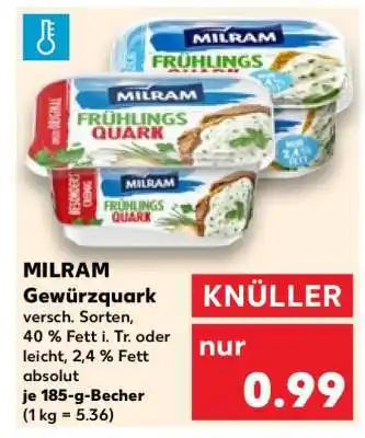 Kaufland Milram Gewürzquark Angebot