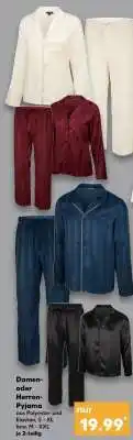 Kaufland Damen oder Herren Pyjama Angebot