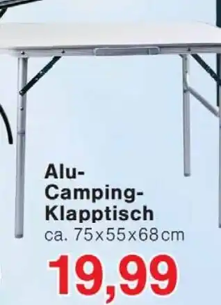 Wiglo Wunderland Alu- Camping Klapptisch Angebot