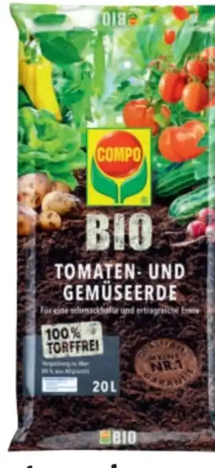 Hagebau Compo Tomaten- und Gemüseerde Angebot