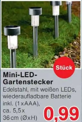 Wiglo Wunderland Mini-LED- Gartenstecker Angebot