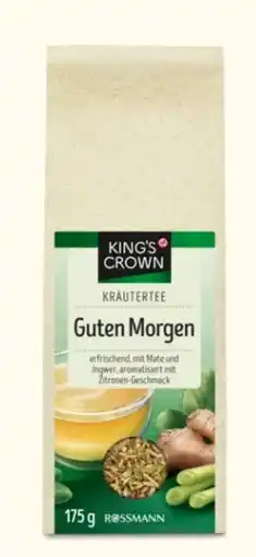 Rossmann King's Crown Kräutertee Guten Morgen Angebot