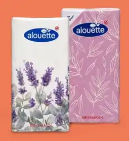 Rossmann Alouette Motiv-Servietten Angebot