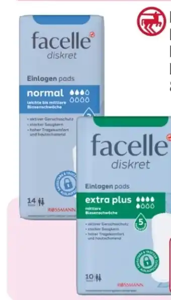 Rossmann Facelle Diskret Hygiene-Einlagen Angebot