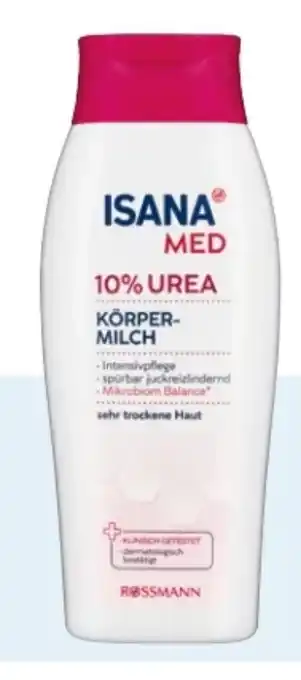 Rossmann Isana Med Körpermilch 10% Urea Angebot