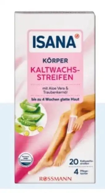 Rossmann Isana Kaltwachsstreifen Angebot