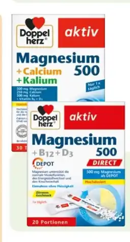 Rossmann Doppelherz Magnesium 500 + Calcium Kalium Angebot