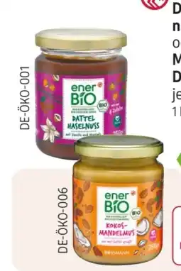 Rossmann enerBiO Dattel Haselnuss Creme Angebot