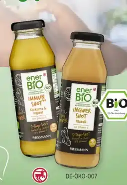 Rossmann enerBiO Immun Shot Kurkuma & Ingwer Angebot