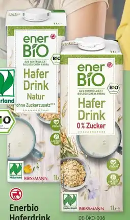 Rossmann enerBiO Haferdrink Natur Angebot