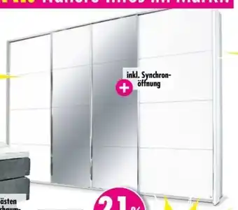 Möbel Boss Panorama-Schwebetürenschrank Angebot