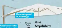 Aldi Süd Belavi Aluminium-Ampelschirm Angebot