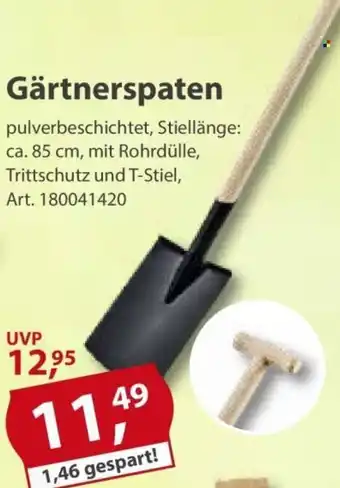 Sonderpreis Baumarkt Gärtnerspaten Angebot