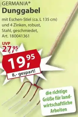 Sonderpreis Baumarkt GERMANIA Dunggabel Angebot