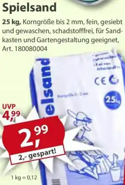 Sonderpreis Baumarkt Spielsand Angebot