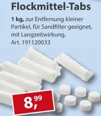 Sonderpreis Baumarkt Flockmittel-Tabs Angebot