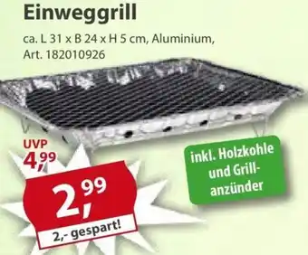 Sonderpreis Baumarkt Einweggrill Angebot
