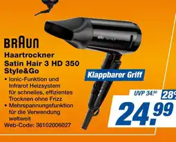 Expert Braun haartrockner satin hair 3 hd 350 style&go Angebot