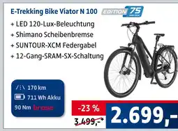 AUTO plus Fischer e-trekking bike viator n 100 Angebot