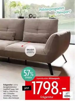 Zurbrüggen Eckgarnitur Angebot