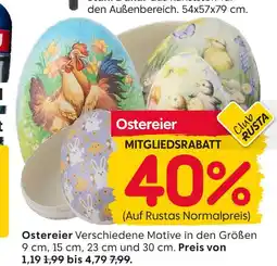 Rusta Ostereier Angebot