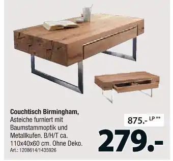 Zurbrüggen Couchtisch birmingham Angebot