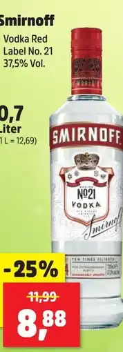 Thomas Philipps Smirnoff wodka Angebot