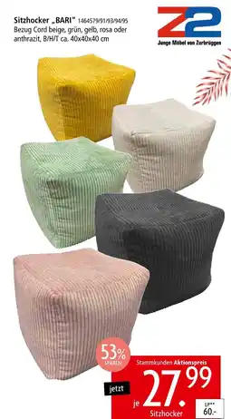 Zurbrüggen Z2 sitzhocker bari Angebot