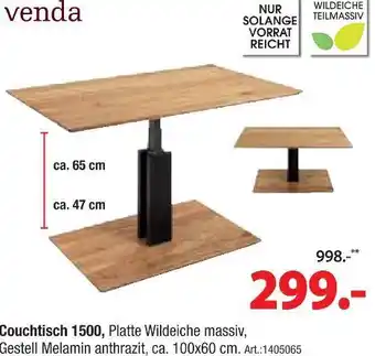 Zurbrüggen Venda couchtisch 1500 Angebot