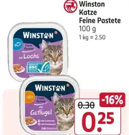 Rossmann Winston katze feine pastete Angebot
