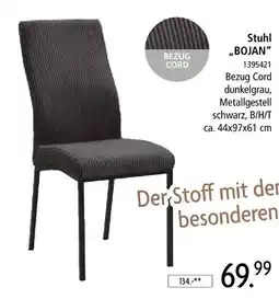 Zurbrüggen Stuhl bojan Angebot
