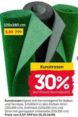 Rusta Kunstrasen Angebot