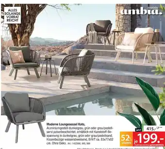 Zurbrüggen Ambia garden moderne loungesessel kato Angebot