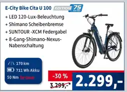 AUTO plus Fischer e-city bike cita u 100 Angebot