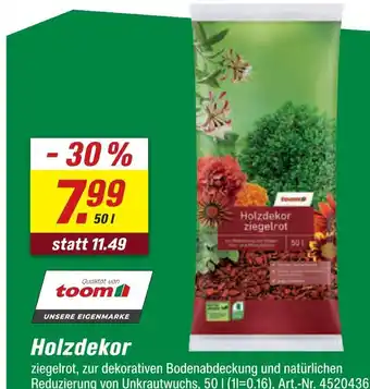 toom Baumarkt Toom holzdekor ziegelrot Angebot