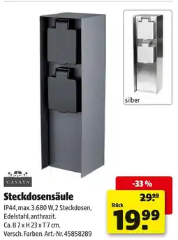 Hagebau Casaya steckdosensäule Angebot