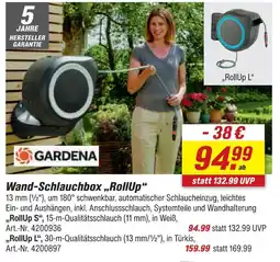 toom Baumarkt Gardena wand-schlauchbox rollup s Angebot