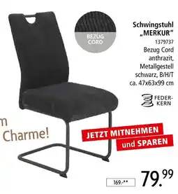 Zurbrüggen Schwingstuhl 'merkur' Angebot