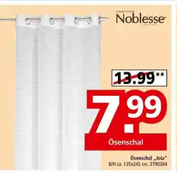 Segmüller Noblesse ösenschal jola Angebot