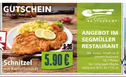 Segmüller Schnitzel mit kartoffelsalat Angebot
