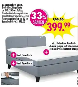 Möbel Boss Boxspringbett wien Angebot
