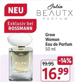 Rossmann Julia beautx grow woman eau de parfum Angebot