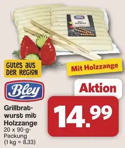 Famila Nord West Bley Grillbratwurst mit Holzzange Angebot