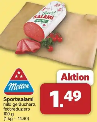 Famila Nord West Metten Sportsalami Angebot