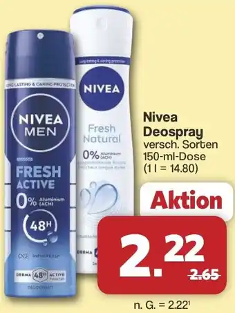 Famila Nord West Nivea Deospray Angebot