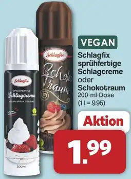 Famila Nord West Schlagfix sprühfertige Schlagcreme oder Schokotraum Angebot