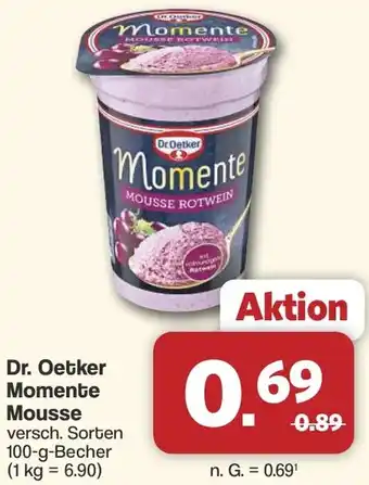 Famila Nord West Dr. Oetker Momente Mousse Angebot