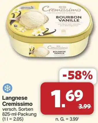Famila Nord West Langnese Cremissimo Angebot