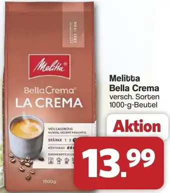 Famila Nord West Melitta Bella Crema Angebot